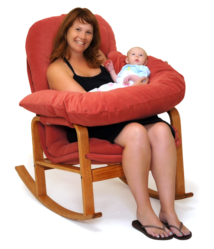 rocking chair for breastfeeding mom